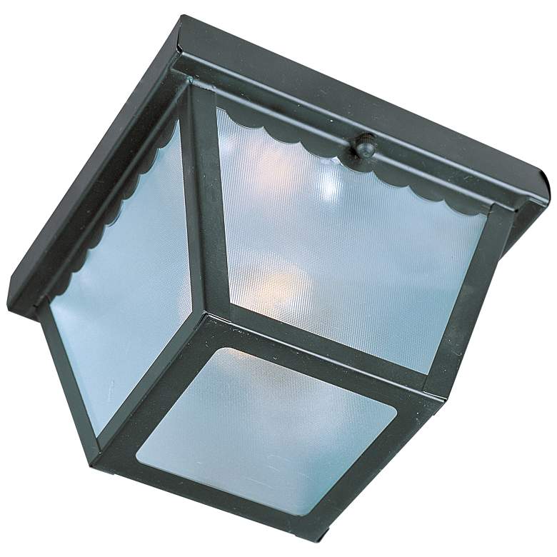 Image 1 Outdoor Essentials 8.1 inch Wide Outdoor Flush Mount Ceiling Light