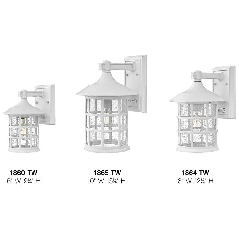 Image 4 Outdoor Freeport Coastal Elements-Large Wall Mount Lantern-Textured White more views