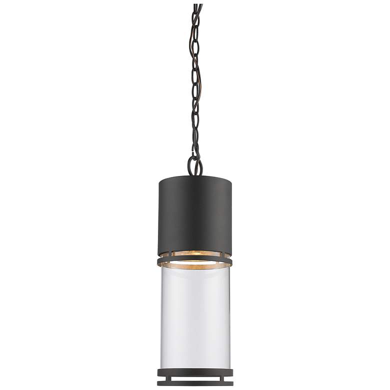Image 1 Outdoor LED Chain Hung Light in Black finish
