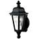 Outdoor Manor House-Small Wall Mount Lantern-Black