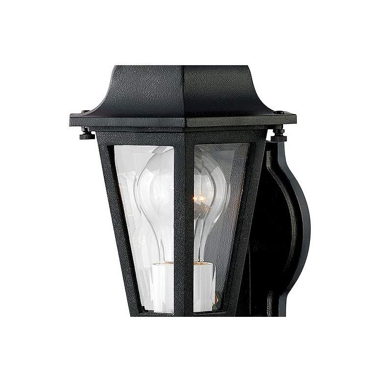 Image 2 Outdoor Manor House-Small Wall Mount Lantern-Black more views