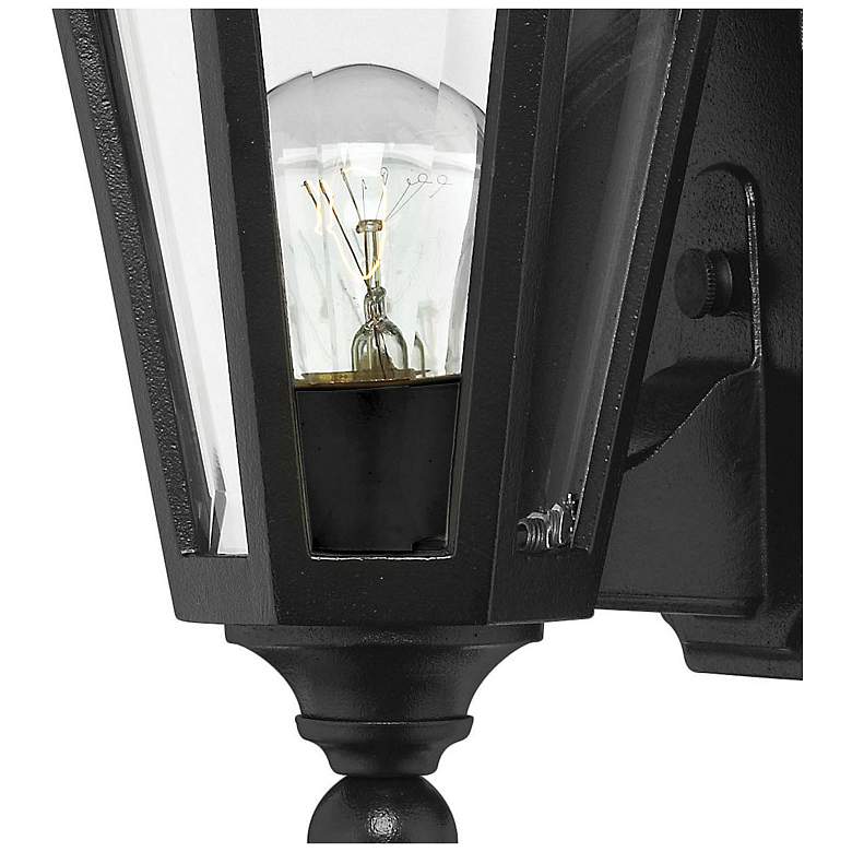Image 3 Outdoor Manor House-Small Wall Mount Lantern-Black more views