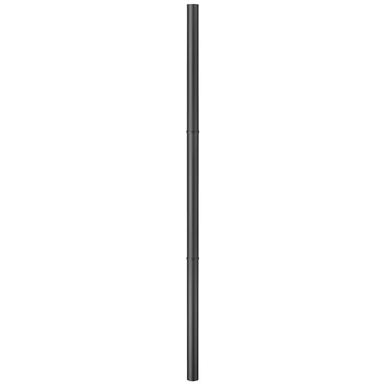 Image 1 Outdoor Post 97" High Black Direct Burial Pole