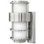 1_Outdoor Saturn-Medium Wall Mount Lantern-Stainless Steel