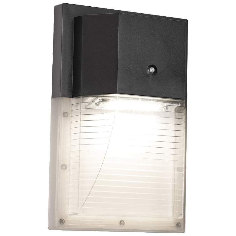 Image 1 Outdoor Security LED Sconce - 20W 2200Lm 120-277V - Black