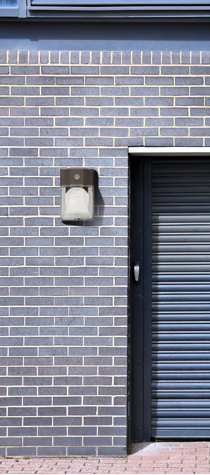 Image 3 Outdoor Security LED Sconce - 20W 2200Lm 120-277V - Black more views