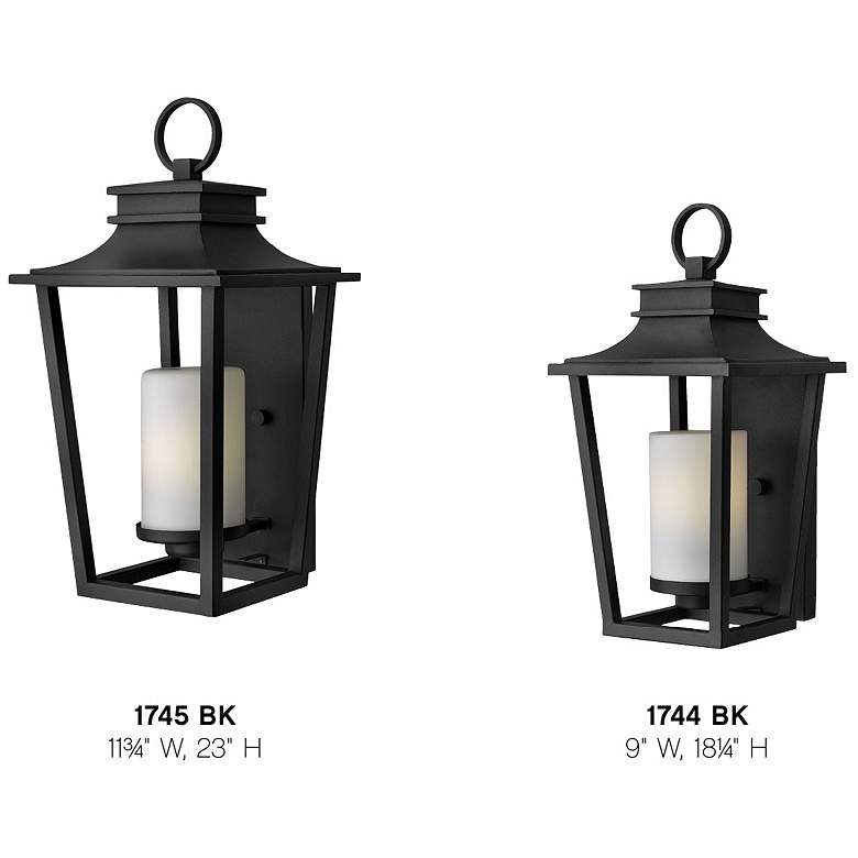 Image 3 Outdoor Sullivan-Small Wall Mount Lantern-Black more views