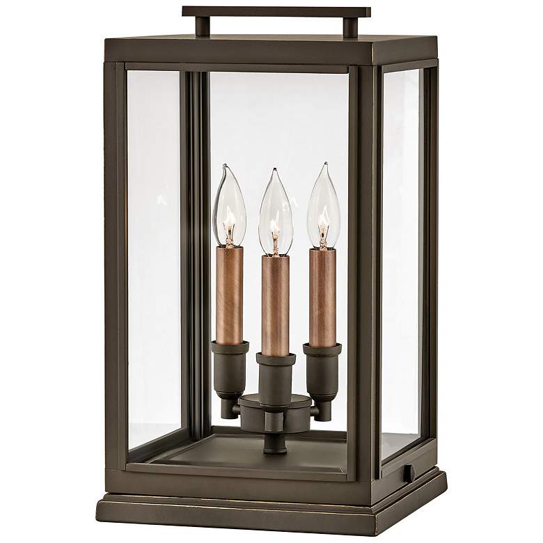 Image 2 Outdoor Sutcliffe-Large Pier Mount Lantern-Oil Rubbed Bronze