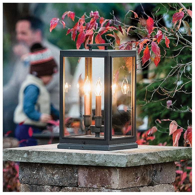 Image 1 Outdoor Sutcliffe-Large Pier Mount Lantern-Oil Rubbed Bronze