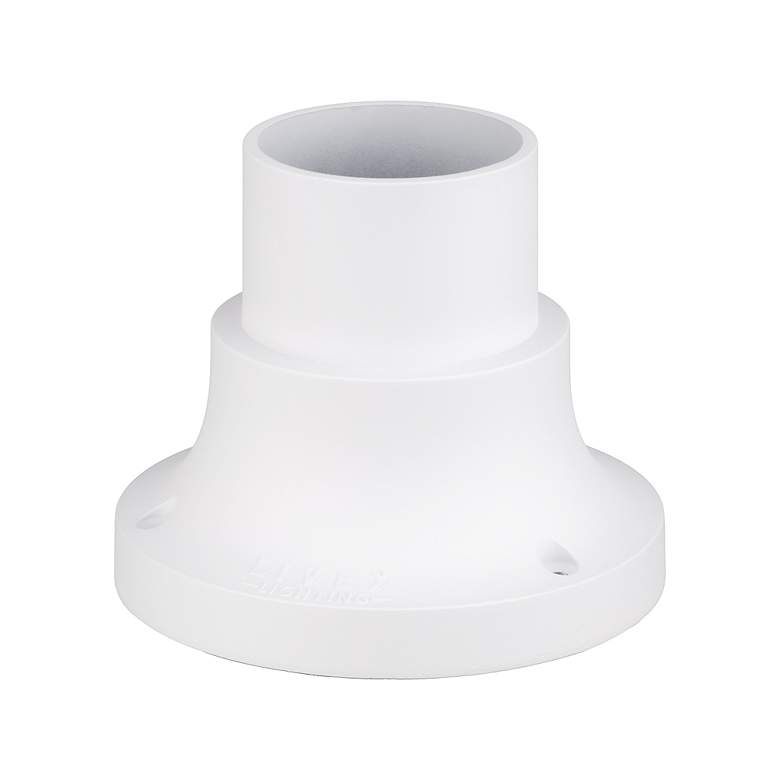 Image 4 Outdoor Textured White Pier Mount Adapters more views