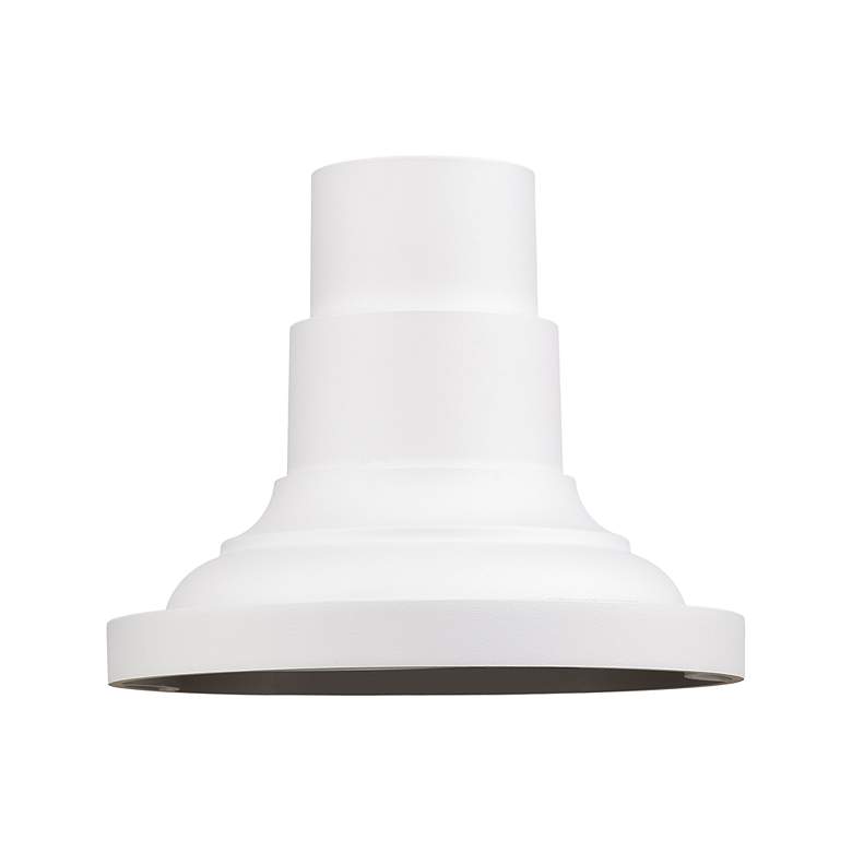 Image 5 Outdoor Textured White Pier Mount Adapters more views