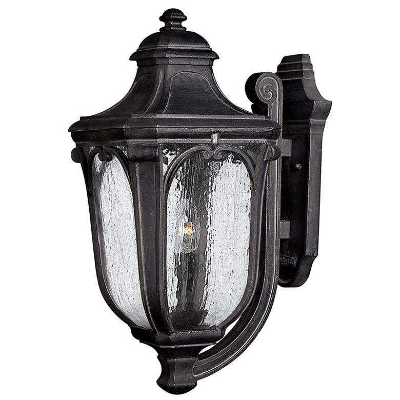 Image 1 Outdoor Trafalgar-Medium Wall Mount Lantern-Museum Black
