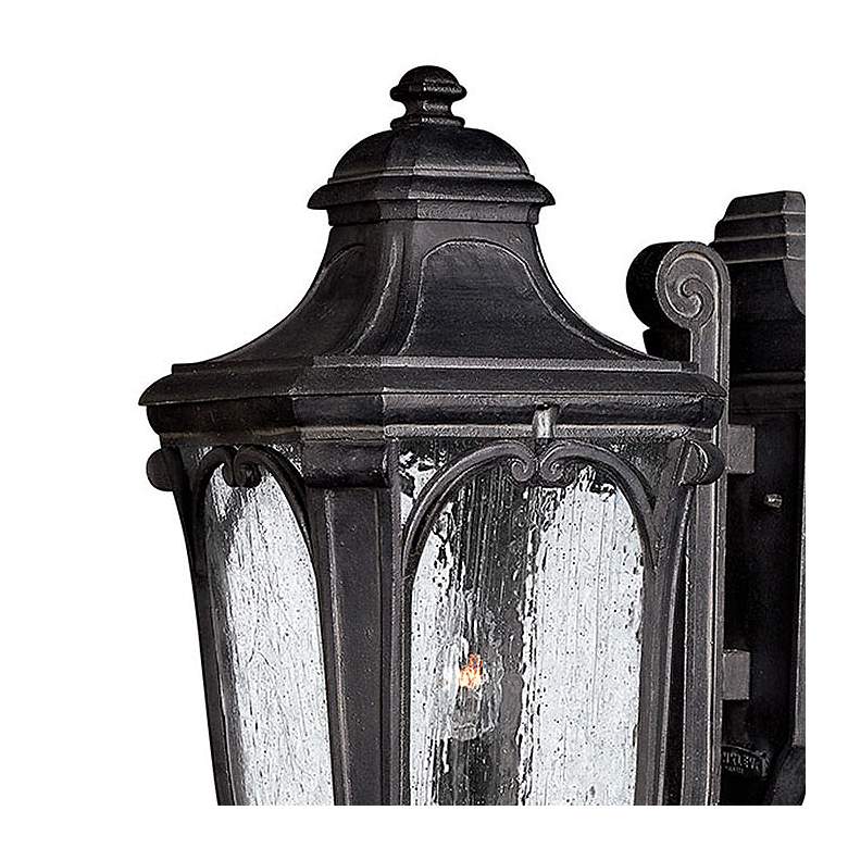 Image 2 Outdoor Trafalgar-Medium Wall Mount Lantern-Museum Black more views