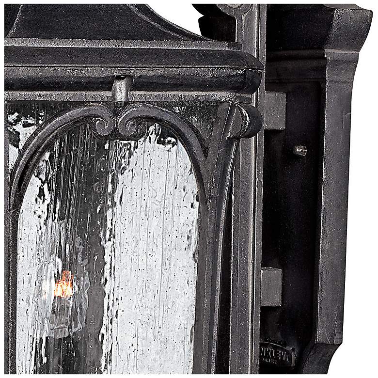 Image 3 Outdoor Trafalgar-Medium Wall Mount Lantern-Museum Black more views