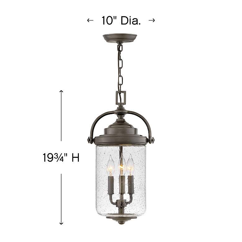 Image 4 Outdoor Willoughby-Large Hanging Lantern-Oil Rubbed Bronze more views