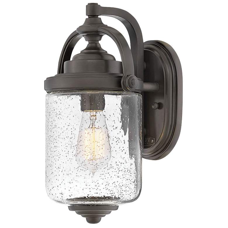 Image 1 Outdoor Willoughby-Small Wall Mount Lantern-Oil Rubbed Bronze