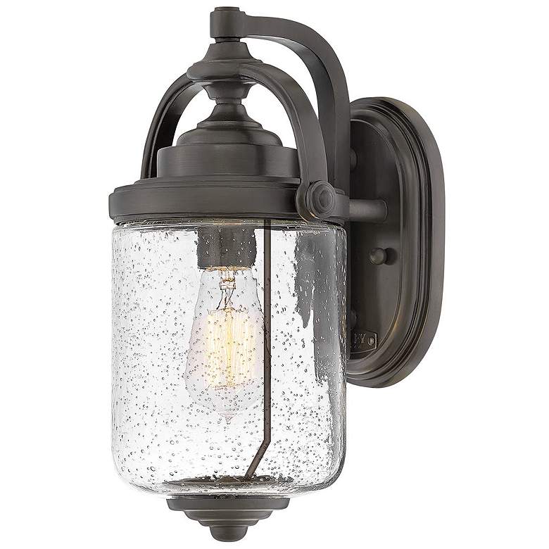 Image 1 Outdoor Willoughby-Small Wall Mount Lantern-Oil Rubbed Bronze