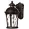 Outdoor Windsor-Extra Small Wall Mount Lantern-Black