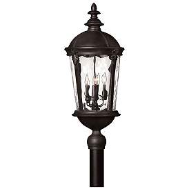 Image1 of Outdoor Windsor-Large Post Top Or Pier Mount Lantern-Black