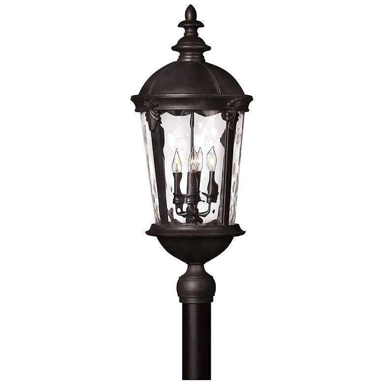 Image 2 Outdoor Windsor-Large Post Top Or Pier Mount Lantern-Black more views