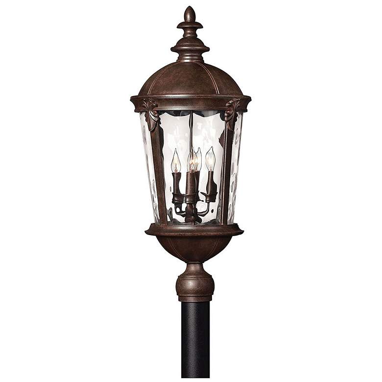 Image 1 Outdoor Windsor-Large Post Top Or Pier Mount Lantern-River Rock