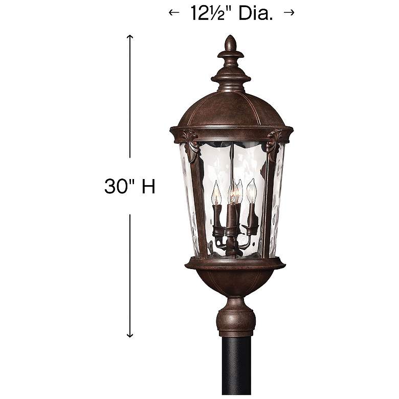 Image 4 Outdoor Windsor-Large Post Top Or Pier Mount Lantern-River Rock more views