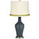 Outer Space Anya Table Lamp with Open Weave Trim