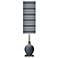 Outer Space Bold Stripe Ovo Floor Lamp