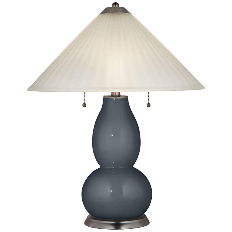 Image 1 Outer Space Fulton Table Lamp with Fluted Glass Shade