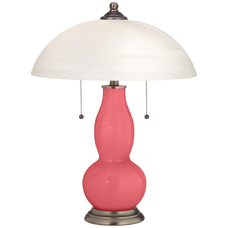 Image 1 Outer Space Gourd-Shaped Table Lamp with Alabaster Shade