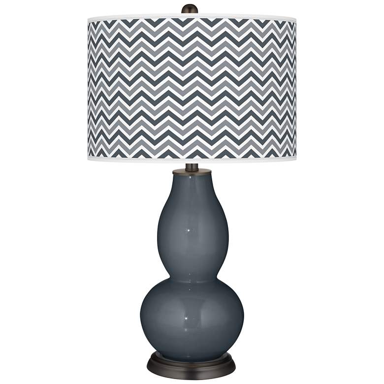 Image 1 Outer Space Narrow Zig Zag Double Gourd Table Lamp