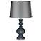 Outer Space - Satin Charcoal Shade Apothecary Table Lamp