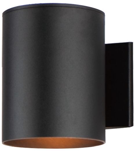 Outpost 1-Light 6"W x 7.25"H Outdoor Wall Sconce - Black