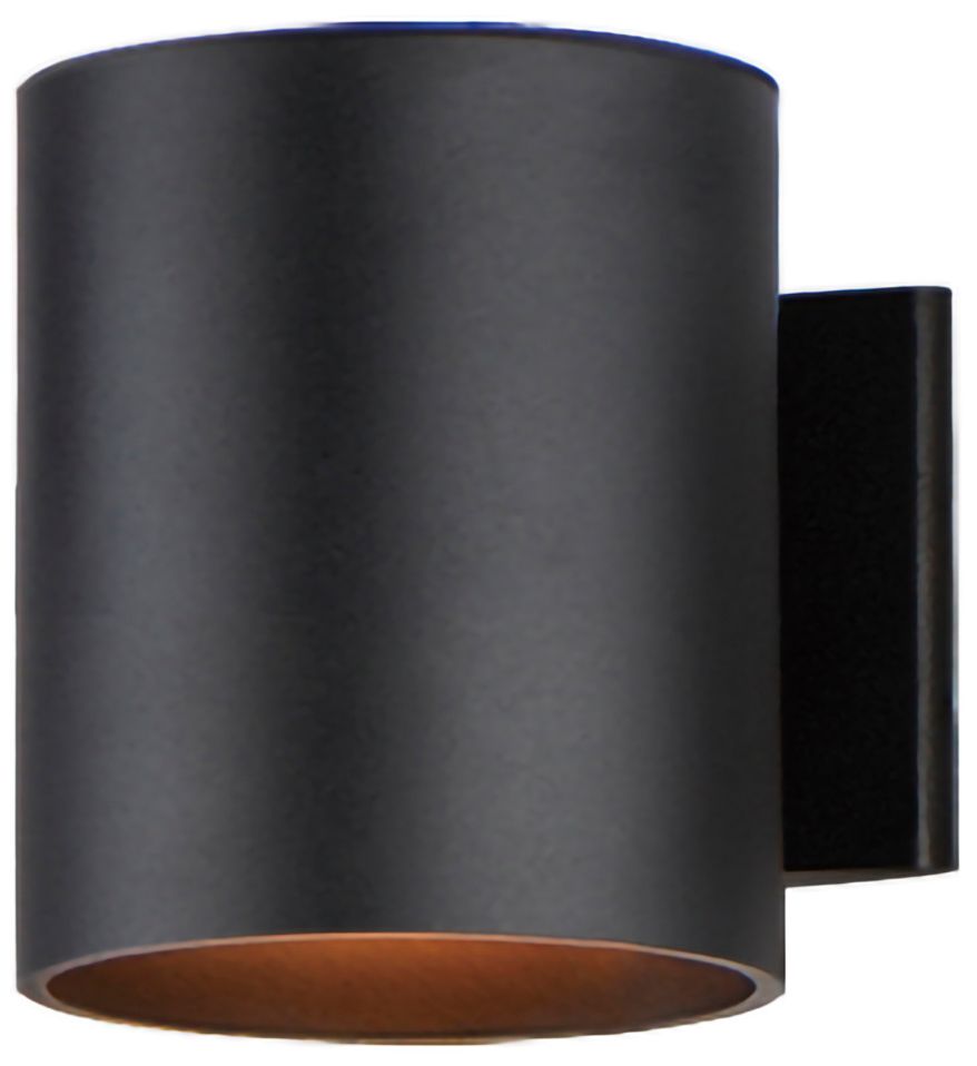 Image 2 Outpost 1-Light 6"W x 7.25"H Outdoor Wall Sconce - Black more views