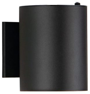 Outpost 1-Light 7.25"H OD Wall Sconce w/ Photocell - Black