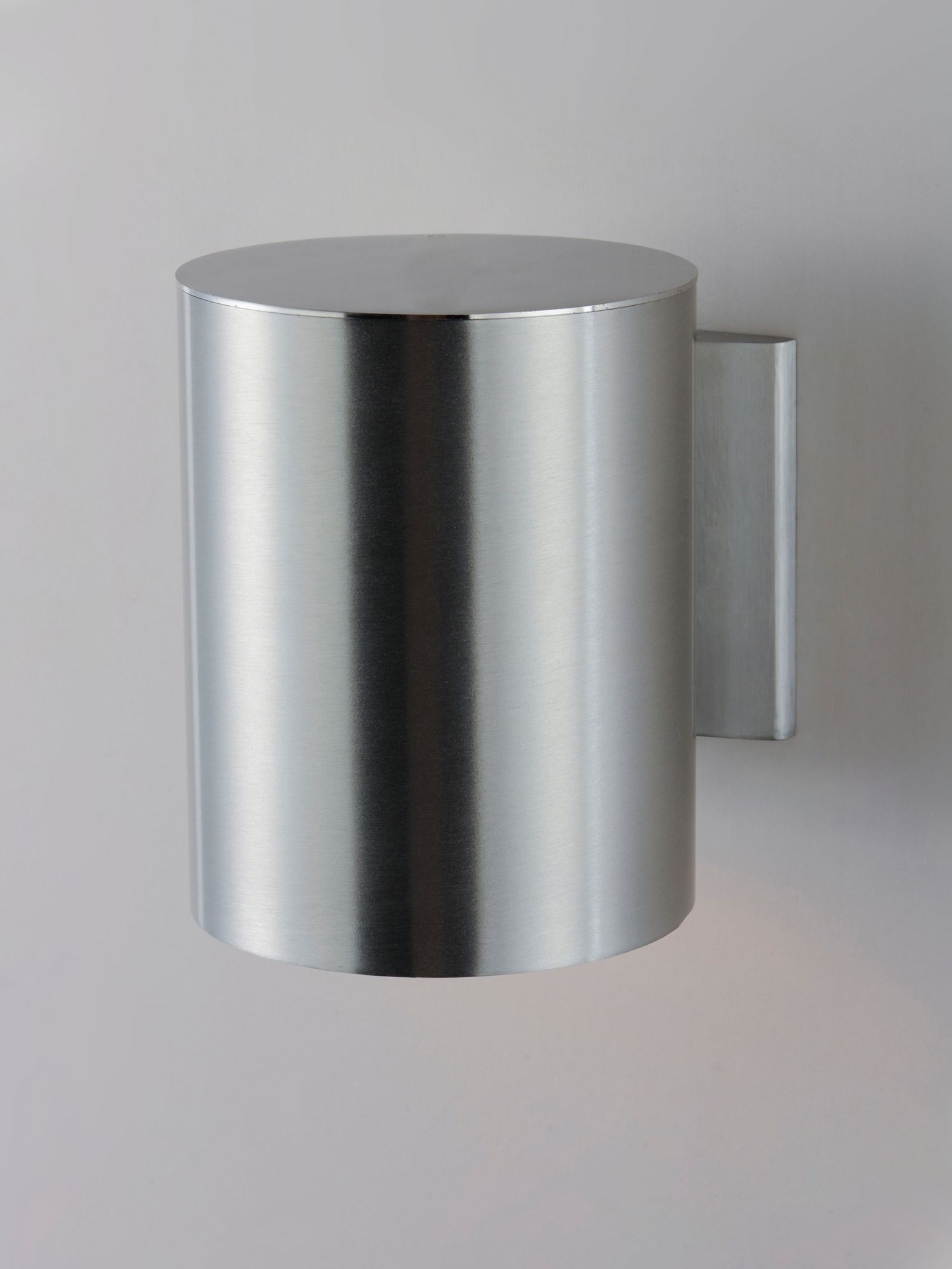 Image 4 Outpost 1-Light 7.25"H Outdoor Wall Sconce - Brushed Aluminum more views