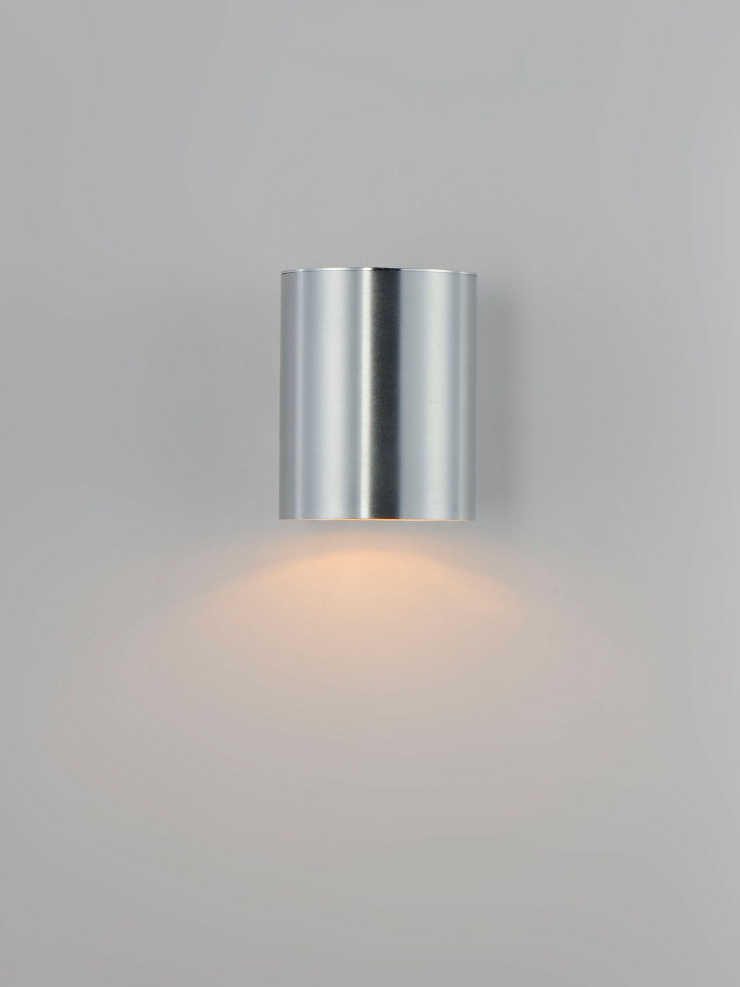 Image 5 Outpost 1-Light 7.25"H Outdoor Wall Sconce - Brushed Aluminum more views