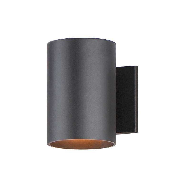 Image 2 Outpost 1-Light 7.25"H Outdoor Wall Sconce - Bronze more views