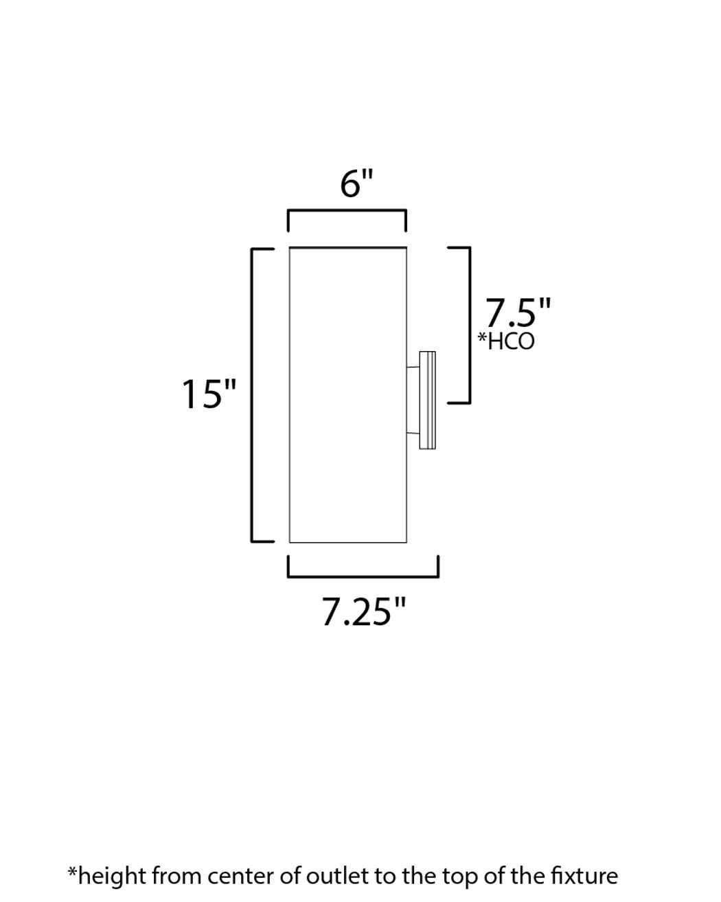 Image 4 Outpost 2-Light 15"H Outdoor Wall Sconce - Black more views