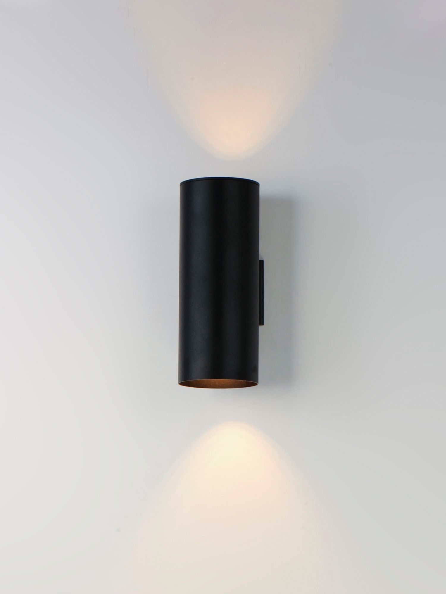 Image 5 Outpost 2-Light 15"H Outdoor Wall Sconce - Black more views