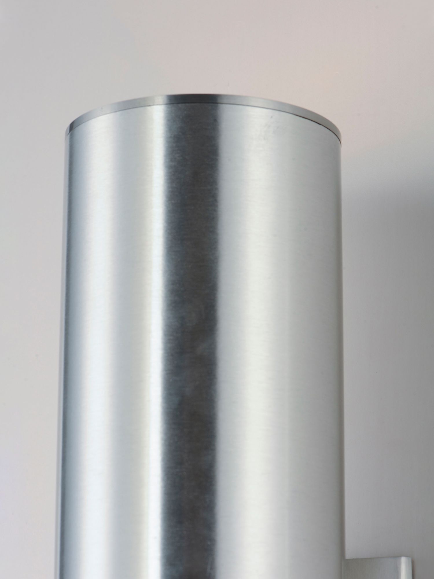 Image 2 Outpost 2-Light 15"H Outdoor Wall Sconce - Brushed Aluminum more views