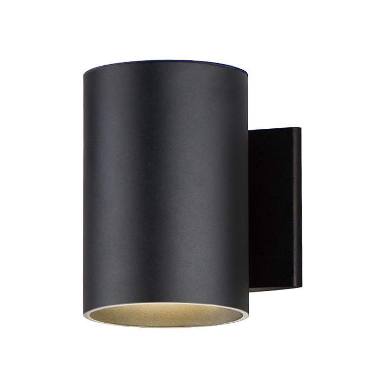 Image 2 Outpost 7 1/4" High Black Dark Sky LED Outdoor Wall Light