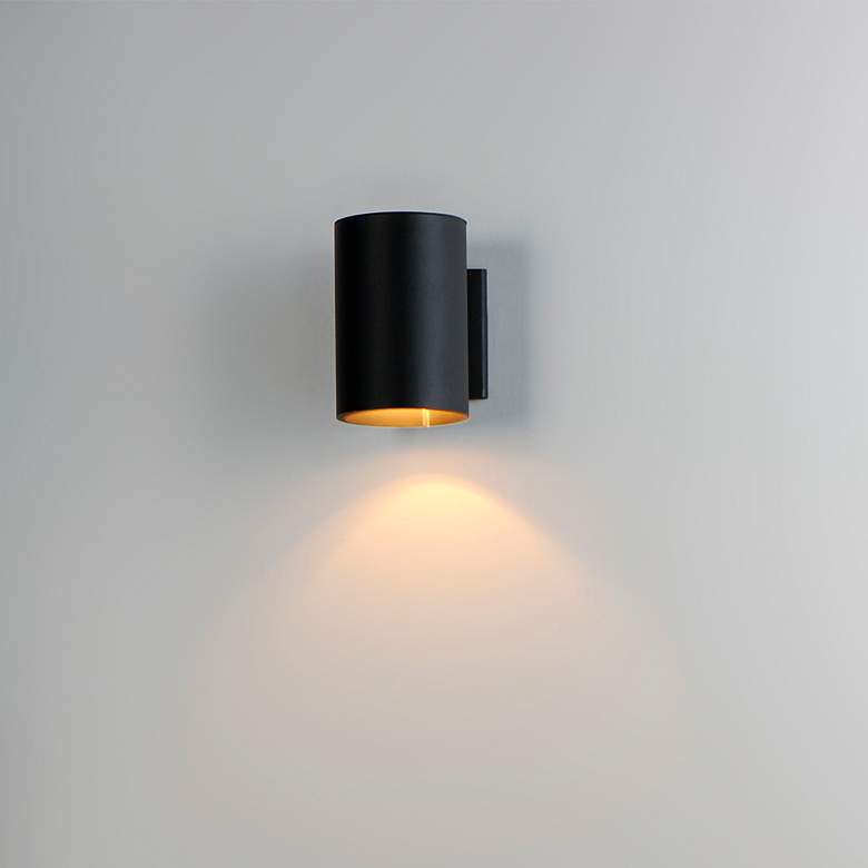 Image 4 Outpost 7 1/4" High Black Dark Sky LED Outdoor Wall Light more views