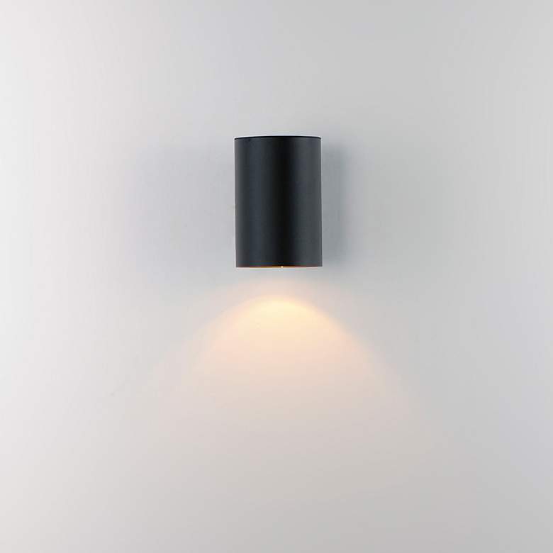 Image 5 Outpost 7 1/4" High Black Dark Sky LED Outdoor Wall Light more views