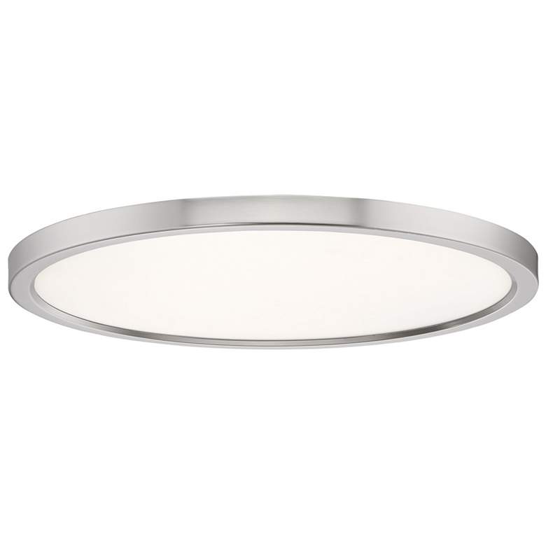 Image 1 Outskirt Flush Mount 20in Brushed Nickel