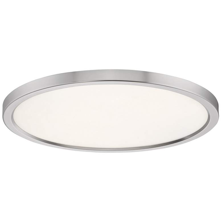 Image 2 Outskirt Flush Mount 20in Brushed Nickel more views