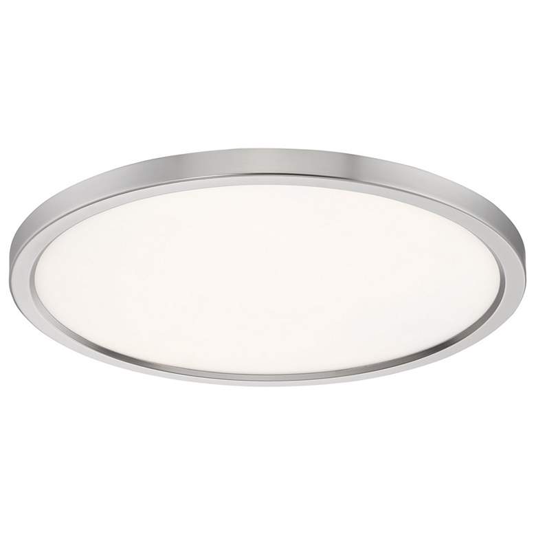 Image 3 Outskirt Flush Mount 20in Brushed Nickel more views