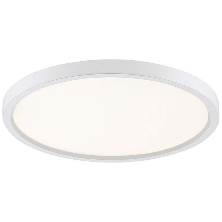 Image 4 Outskirt LED 15in Flush Mount in White more views