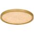 Outskirts Integrated LED Brushed Gold Flush Mount with CCT Switch