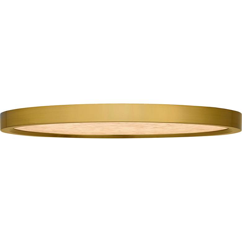 Image 5 Outskirts Integrated LED Brushed Gold Flush Mount with CCT Switch more views
